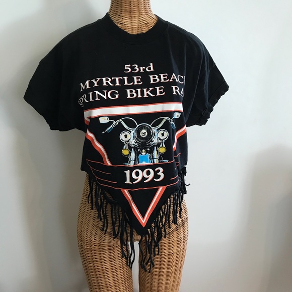 Tops - Vintage beach bike week shirt
